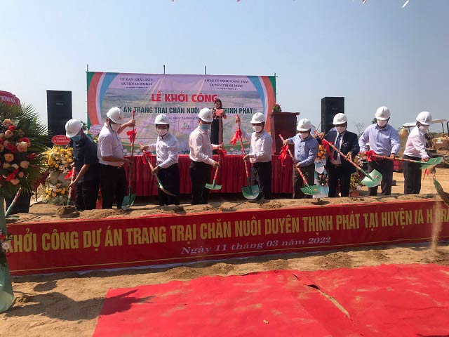 Lễ khởi công dự án Trang trại chăn nuôi Duyên Thịnh Phát.