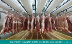 Nhập khẩu thịt đầu năm giảm nhẹ, dự báo không khả quan trong năm 2022